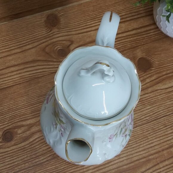 Vintage Flowered porcelain teapot GT 43091361 - Picture 7 of 9